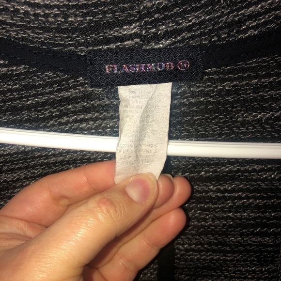 Flash Mob Brand Chunky Textured Cardigan Sweater - Picture 3 of 3